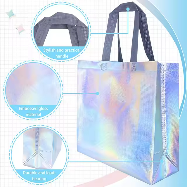 Holographic shopping bags